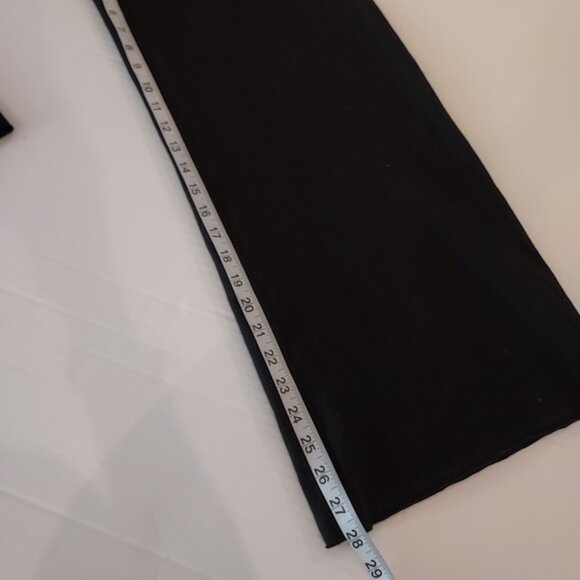 Lysse Erin High Waist Wide Leg Denim Black Pants Size Med - Picture 8 of 12